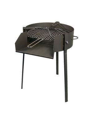 Houtskoolbarbecue met Poten Imex el Zorro Grill Rond Zwart (Ø 60 x 75 cm)