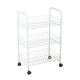 Groentetrolley Confortime Metaal Wit (40 x 26 x 62 cm)