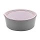 Kom Melamine Met deksel Roze/Grijs 600 ml 14 x 6 cm