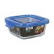 Lunchbox Quttin   Blauw Vierkant 12 x 12 x 5,3 cm 300 ml