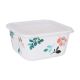 Vierkante Lunchtrommel met Deksel La Mediterránea Alba Melamine 13 x 13 x 6,5 cm