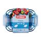 Set met ovenschalen Pyrex Classic Transparant Borosilicaatglas (2 pcs)