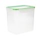 Hermetische Lunchtrommel Quid Greenery Transparant Plastic (4,7 l) (Pack 4x)