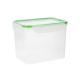 Hermetische Lunchtrommel Quid Greenery Transparant Plastic (3,7 L) (Pack 4x)