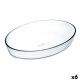 Ovenschaal Ô Cuisine   Ovaalvormig 35 x 25 x 7 cm Transparant Glas (6 Stuks)