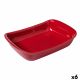 Ovenschaal Pyrex Supreme Rechthoekig Rood 30,2 x 20 x 7,4 cm Keramisch (6 Stuks)