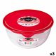 Ronde Lunchtrommel met Deksel Ô Cuisine Prep&store Ocu Rood 2 L 22 x 22 x 11 cm Glas (3 Stuks)