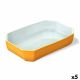 Serveerschaal Pyrex Color's Rechthoekig Geel Glas 33 x 22 cm (5 Stuks)