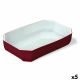 Serveerschaal Pyrex Color's Rechthoekig Rood Glas 33 x 22 cm (5 Stuks)