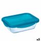 Hermetische Lunchtrommel Pyrex Cook & go Blauw Glas (1,7 L) (5 Stuks)