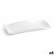 Platt tallrik Quid Gastro Fun 29,5 x 11 x 3 cm Keramisch Wit (6 Stuks)