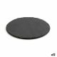 Leisteen Effect Keramische Tray Quid Select Cirkelvormig Zwart (25 cm) (12 Stuks)