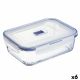 Hermetische Lunchtrommel Luminarc Pure Box Active 22 x 16 cm 1,97 l Tweekleurig Glas (6 Stuks)