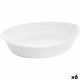 Serveerschaal Luminarc Smart Cuisine Ovalen 32 x 20 cm Wit Glas (6 Stuks)