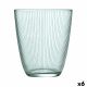 Glas Luminarc Concepto Stripy Groen Glas (310 ml) (6 Stuks)