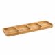 Dienblad DKD Home Decor Multicolour Natuurlijk Bamboe 33 x 10 x 2 cm