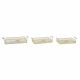 Set van trays DKD Home Decor 40 x 21 x 8 cm Roze Metaal 8 cm 3 Onderdelen Shabby Chic