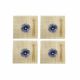 Sushi-set DKD Home Decor 14,5 x 14,5 x 31 cm Blauw Wit Keramiek Orientaals (16 Onderdelen)