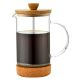 Koffiepot met Zuiger DKD Home Decor Transparant Natuurlijk Bamboe Borosilicaatglas 350 ml 16 x 9 x 18,5 cm