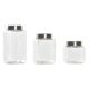 Set van 3 Potjes DKD Home Decor 750 ml 8,5 x 8,5 x 18 cm