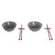 Sushi-set DKD Home Decor 30 x 21 x 7 cm Zwart Keramiek Orientaals (6 Onderdelen)