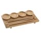 Sushi-set DKD Home Decor 24 x 0,5 x 0,5 cm Natuurlijk Orientaals