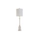 Bureaulamp DKD Home Decor Wit Gouden Metaal Marmer 50 W 220 V 25 x 25 x 81 cm