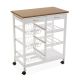 Groentetrolley Versa Hout MDF (37 x 76 x 66 cm)