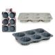 Bakplaat voor Muffins 17,5 x 3 x 25,5 cm Donker grijs Lichtgrijs (17,5 x 3 x 25,5 cm)