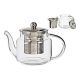 Theepot Straight Kristal Transparant Staal (500 ml)