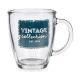 Mok Vintage Transparant Glas 320 ml