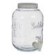 Kruik Transparant Kraan Metaal Plastic Glas (3800 ml)