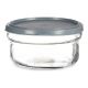 Ronde Lunchtrommel met Deksel Grijs 4,15 L Transparant Plastic Glas 12 x 6 x 12 cm 415 ml