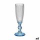 Champagneglas Punten Blauw Transparant Glas 6 Stuks (180 ml)