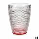 Glas Punten Roze Glas (300 ml) (6 Stuks)