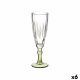 Champagneglas Exotic Kristal Groen 6 Stuks (170 ml)