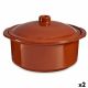 Casserolepan met deksel Aardewerk 3,5 L 28,5 x 16 x 27 cm (2 Stuks)