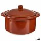 Casserolepan met deksel Aardewerk 1,5 L 22 x 14,5 x 20 cm (4 Stuks)