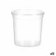 Ronde Lunchtrommel met Deksel Transparant Polypropyleen 1 L 12,5 x 12,5 x 12,5 cm (12 Stuks)