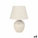 Bureaulamp 40 W Golven Beige Keramisch 33 x 45 x 33 cm (4 Stuks)