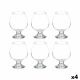 Set van bekers Bistro Drank Transparant Glas 395 ml (4 Stuks)