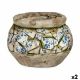 Decoratief tuinfiguur Vaas Polyresin 28 x 19,5 x 28 cm (2 Stuks)