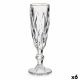 Champagneglas Diamant Gouden Transparant Glas 170 ml (6 Stuks)