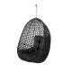 Hangende tuinstoel Dido Zwart 81 x 64 x 111,5 cm